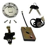 Kit Chave Ignição Tampa Tanque Trava Banco Speed 150 08 À 15