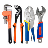 Kit Chave Inglesa Alicate Bomba Grifo Alicate Pressão