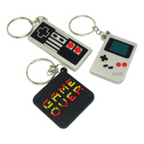Kit Chaveiro Geek Emborrachado Game Boy