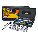 Kit Chaves Jogo Catraca Soquetes Reversível 40 Peças Maleta