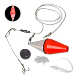 Kit Chicote Completo P Pesca Espada Prejereba Boia Luminosa