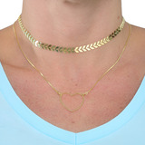 Kit Chocker Gargantilha Escama