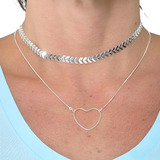 Kit Chocker Gargantilha Escama