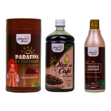 Kit Chocolate Com Urucum Óleo De Café Fixador Bronze 