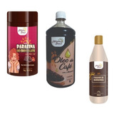 Kit Cholocate E Urucum Óleo De Café Fixador Melanina Bro