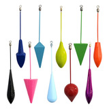 Kit Chumbada Pesca Praia Haste Inox Destorcedor Colorido