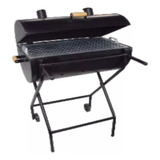 Kit Churrasco Churrasqueira Com Carrinho Extra Grande Aço