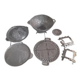 Kit Churrasco Churrasqueira Gengiskan