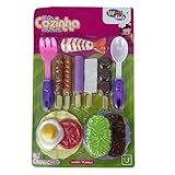 Kit Churrasco Cozinha Brinquedo Infantil Comidinha 14 Peças
