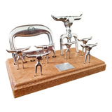 Kit Churrasco Garra De Urso Tridente Garfo Petisco Luxo