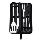 Kit Churrasco Inox Super Luxo C Estojo P Presente Envio Já