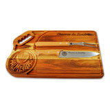 Kit Churrasco Madeira Com