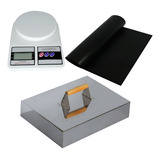 Kit Churrasqueira Com Manta Grill Balança E Abafador
