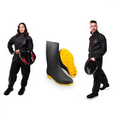 Kit Chuva Capa De Chuva Pioneira Bota Impermeável Vonder