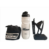 Kit Ciclismo Iniciante Suporte Garrafa Bolsa Ferramenta Bike