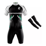 Kit Ciclismo Masculino Teams Manga Curta Dry Fit Uv 50