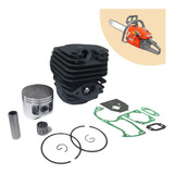 Kit Cilindro 45mm Motoserra 52cc Pistão Gaiola Juntas