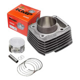 Kit Cilindro Camisa Pistão Anéis Cb 300 2009 2015 Kmp