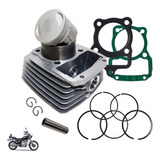 Kit Cilindro Com Pistão E Anéis Mvk Black Star 150 cc