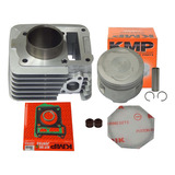 Kit Cilindro Factor 125 Ybr 125 Carburada Pistao Kmp