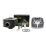 Kit Cilindro Mobilete Bikelete Caloi 75cc 2t Cabeçote Esp 