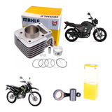 Kit Cilindro Motor Ybr xtz 125 Biela Metal Leve