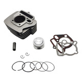Kit Cilindro Pistão Anel Original Iros Moving 125 Es Esd