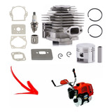 Kit Cilindro Pistão Anel Roçadeira Gasolina Azen 52cc Ht002b