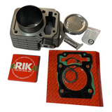Kit Cilindro Pistão Junta Anel Bros 150 2006 Aumento P 220cc