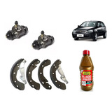 Kit Cilindro Roda Sapata Fluido Freio Dot 4 Corsa 2002 2003