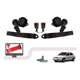 Kit Cinto De Segurança Dianteiro 2 Banco Corsa Classic Fecho