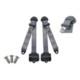 Kit Cinto De Segurança Gol G2 Dianteiro 2 Portas Cinza Bm