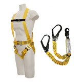 Kit Cinto De Segurança Paraquedista C talabarte Duplo C abs