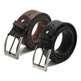 Kit Cinto Masculino Social Couro Regulável Casual Oferta