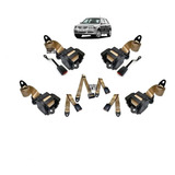 Kit Cinto Segurança Gol Fox G1 G2 G3 4 Portas Bege