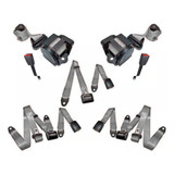 Kit Cinto Segurança Gol Fox G3 G4 G5 Completo Cinza Gt