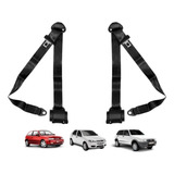 Kit Cinto Segurança Gol Palio Uno 2 Portas Dianteiros