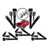 Kit Cinto Seguranca Preto