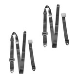 Kit Cinto Segurança Preto fusca Kombi Brasilia 5 Peças
