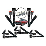 Kit Cinto Seguranca Preto