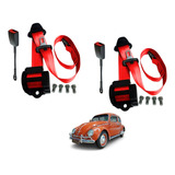 Kit Cinto Segurança Retrátil Dianteiro Haste flexível fusca