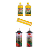 Kit Citronela 2 Litros Fluido 2 Tocheiro 2 Pavios Extra