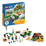 Kit City 60353 Resgate De Animais Selvagens 246 Peças Lego
