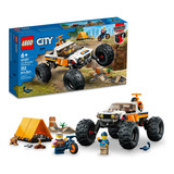 Kit City 60387 Off roader 4x4 De Aventuras 252 Peças Lego