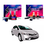 Kit Civic G8 Farol Neblina Baixo Led Suprema 50 000 Lúmens