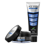 Kit Clareador Dental Gel Carvão Ativado Branqueador