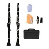 Kit Clarinete Tivoli Si Bemol Bb 17 Chaves Estojo Case Luxo