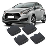 Kit Clip Direcionador Difusor De Ar Hb20 2012 À 2019 Preto