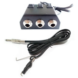 Kit Clipcord Hub Adaptador P 3 Máquinas Tatuagem Tattoo