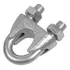 Kit Clips Grampo Para Cabo De Aço 3/8 10mm - 50 Unidades